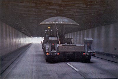 Uniek kanon op weg van IJmuiden naar Oldebroek.