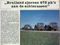 Blad Truckstar, dagje Muiderberg lossen voor de boot naar Vlieland. 