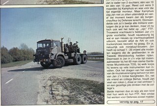 Blad Truckstar, dagje Muiderberg lossen voor de boot naar Vlieland. 